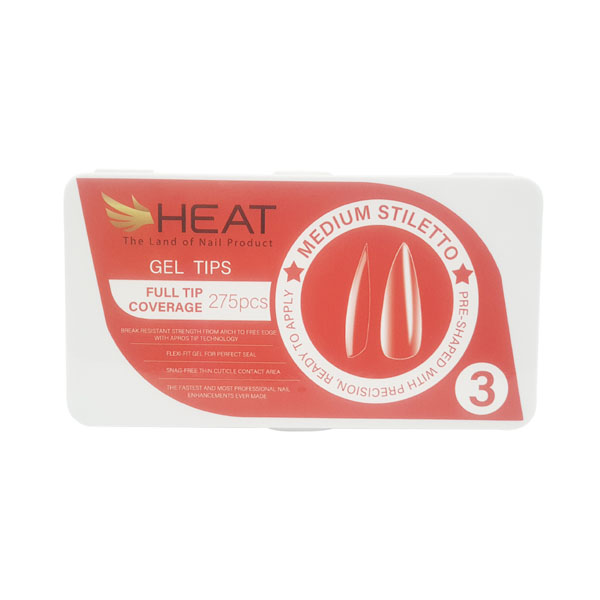 تیپ ژل (ژلیکس) هیت 275 عددی شماره 3 Heat Medium Stiletto