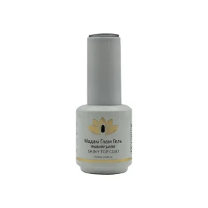 تاپ کات مادام گلم 174 اکلیلی 15 میل Top Coat 15ml Madam Glam 174