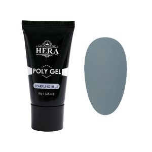 پلی ژل آبی شاین هرا 30 گرم Hera Poly Gel Sparkling Blue