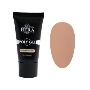 پلی ژل نارنجی شاین هرا 30 گرم Hera Poly Gel Sparkling Orange