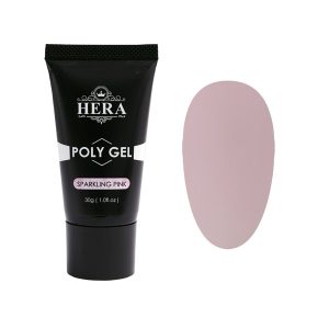 پلی ژل پینک شاین هرا 30 گرم Hera Poly Gel Sparkling Pink