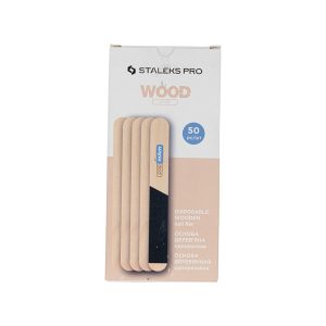 پک 50 عددی بیس چوبی سوهان دستی استالکس Staleks Pro Pop Wood