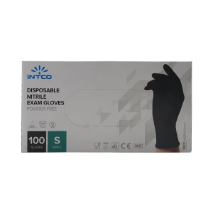 دستکش نیتریل S مشکی 100 عددی